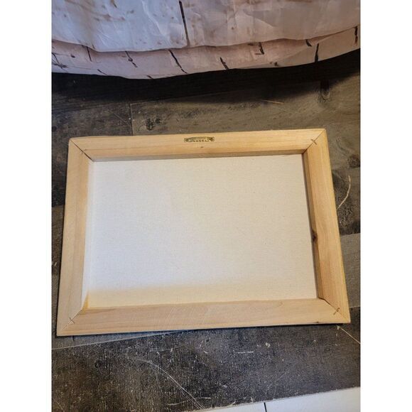 Peace on Earth snowman Canvas Tree bird Xmas decor - Picture 4 of 4